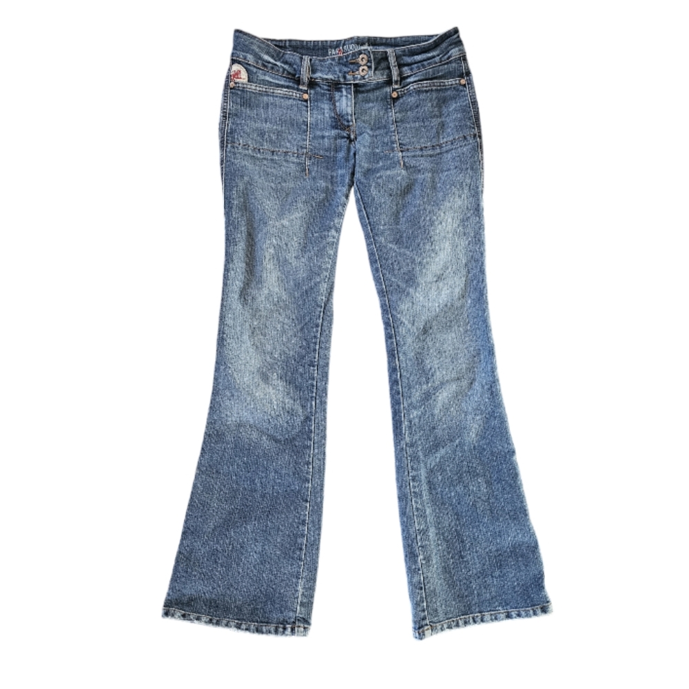 Parasuco Denim Cult Y2K Vintage Low Rise Flare Jeans size 30